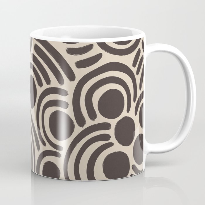 Neutral Abstract Pattern #4 Coffee Mug