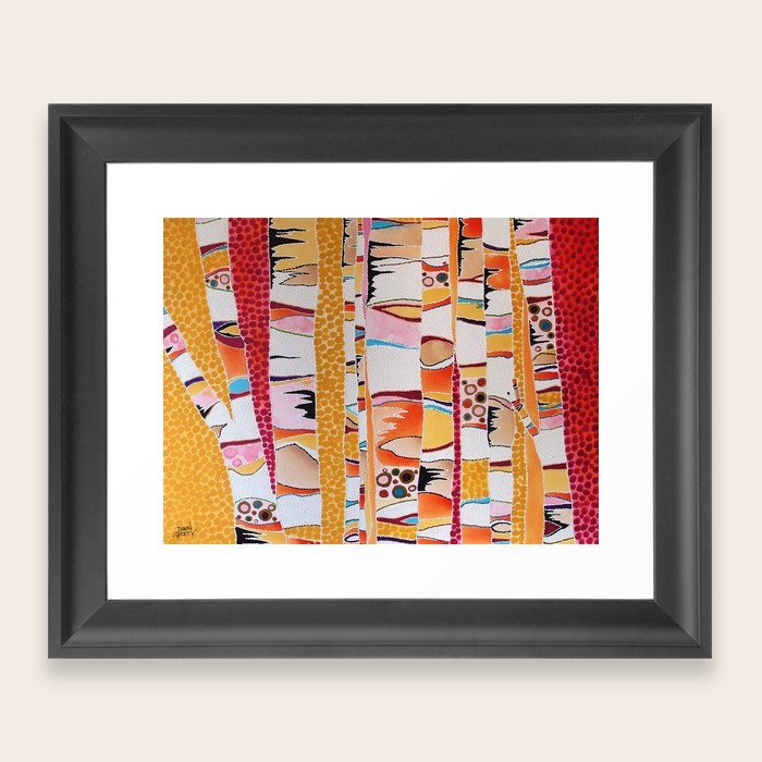 Marmalade Morning Orange Sunrise Framed Art Print by ArtSeriously