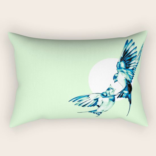 Birds Rectangular Pillow