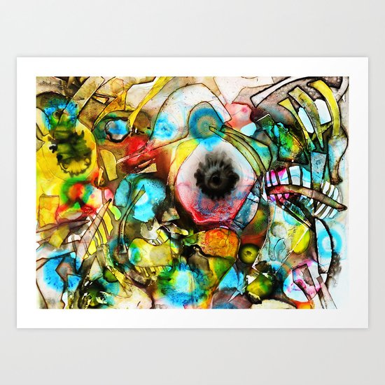 Crushed Candy Art Print