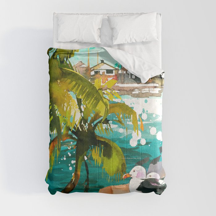 Seascape #5 Comforter