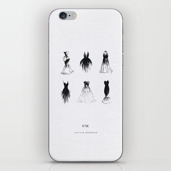 Little Black Dress Collection iPhone Skin