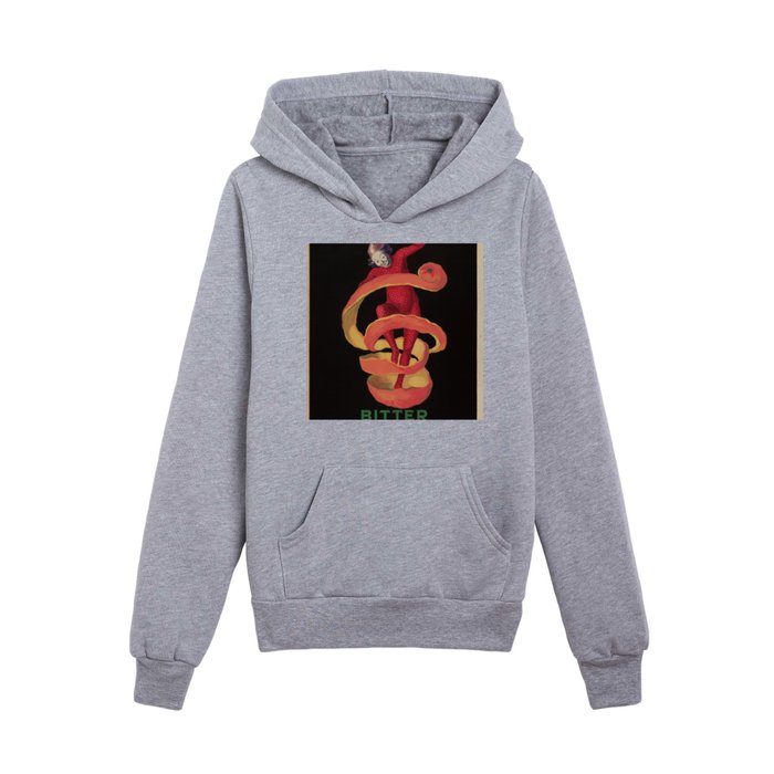 Bitter Campari by Leonetto Cappiello Kids Pullover Hoodie