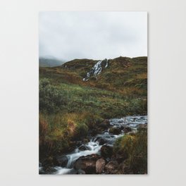 Waterfall at Skye Canvas Print