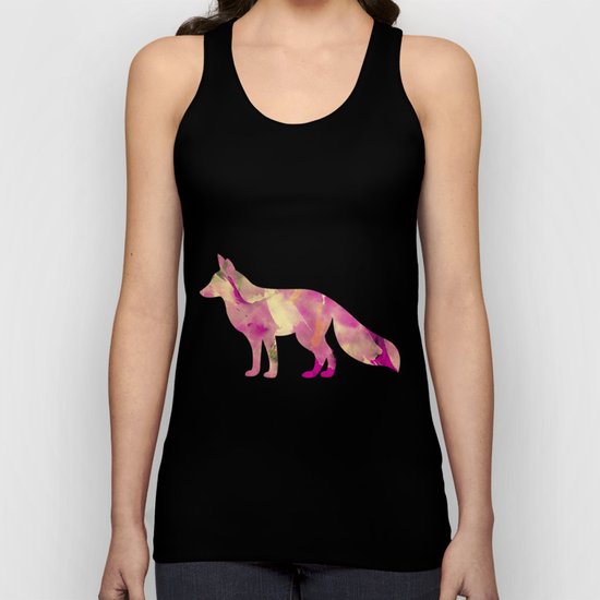 Abstract Fox Unisex Tank Top