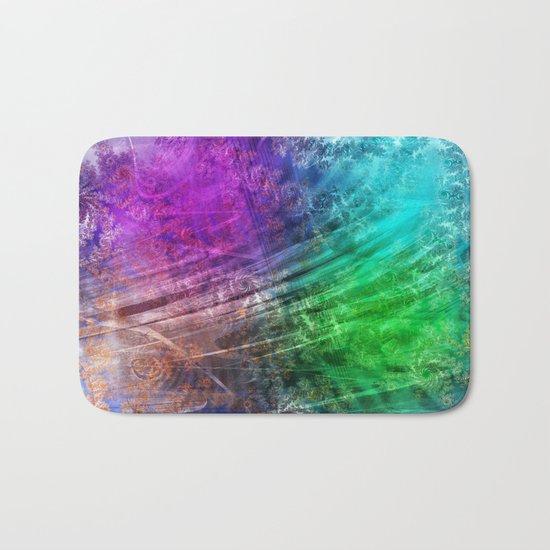floatin through the love heaven Bath Mat