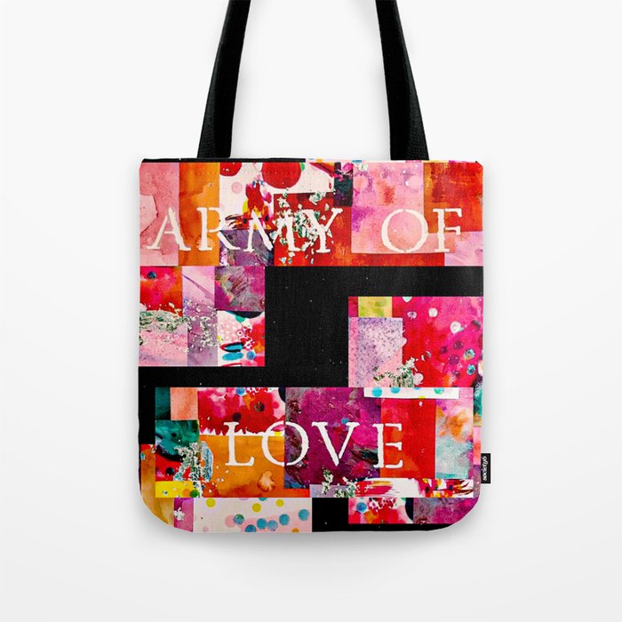 Army Of Love In Space Tote Bag