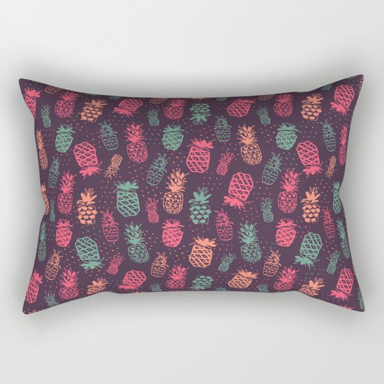 Pineapple Pattern Rectangular Pillow