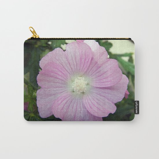 Pink Musk Mallow Carry-All Pouch