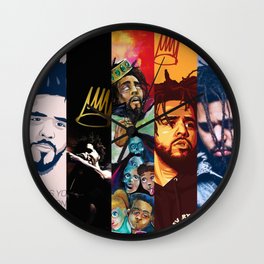 J-Cole Mix Wall Clock