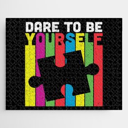 Dare To Be Yourself Autism Awareness Jigsaw Puzzle