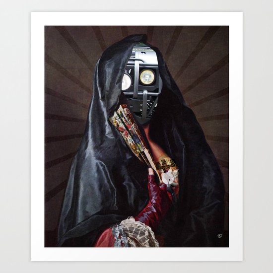 CarFaceWoman - Deine Augen machen bling, bling und alles vergessen Art Print