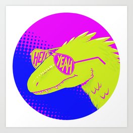 A New, Cool Dinosaur Art Print