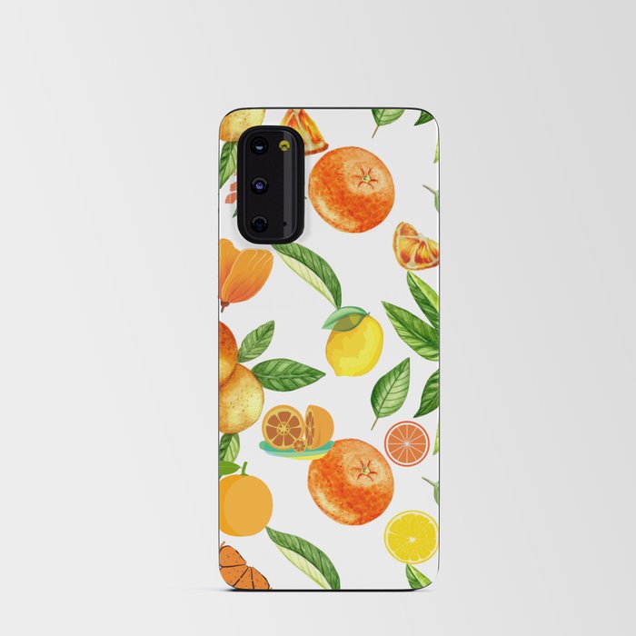 Tropical Orange Garden Android Card Case