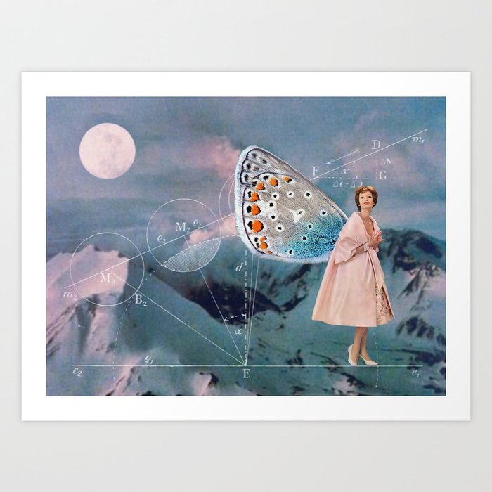 Becoming (A Butterfly) Art Print