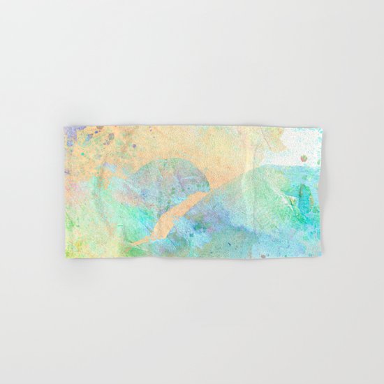 Pastel Color Splash 01 Hand & Bath Towel