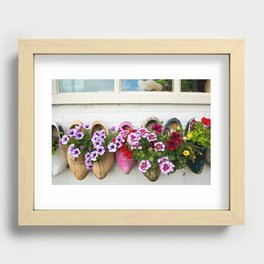 Blooming Clogs Recessed Framed Print