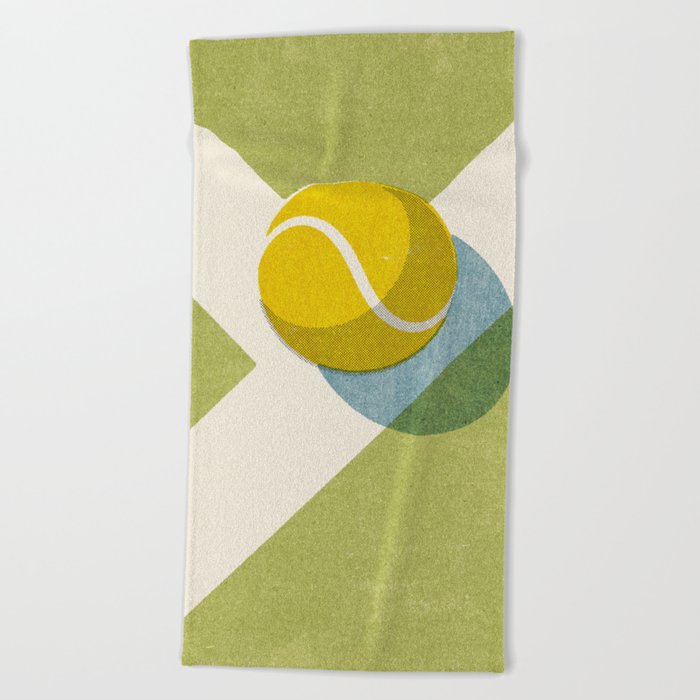 BALLS / Tennis (Grass Court) Beach Towel