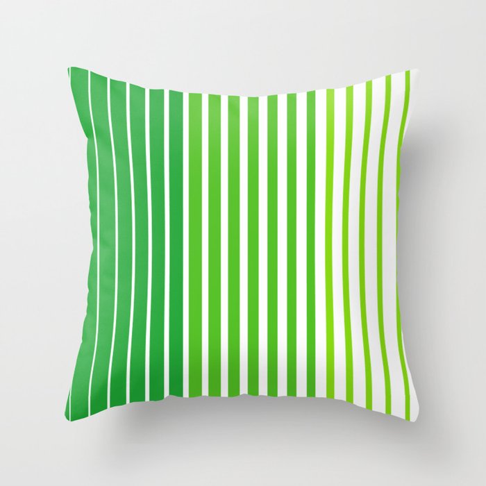 The Greenies are in Town  Throw Pillow