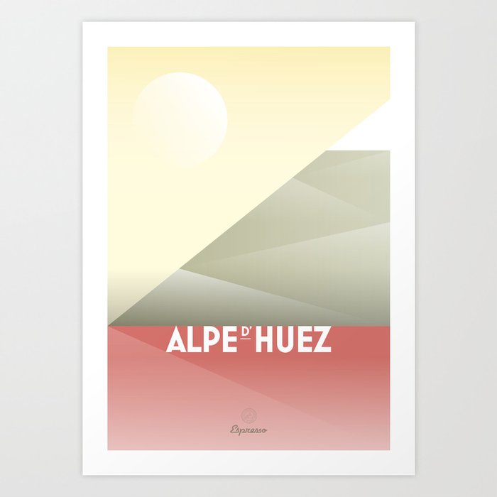 Alpe d'Huez / Cycling Art Print