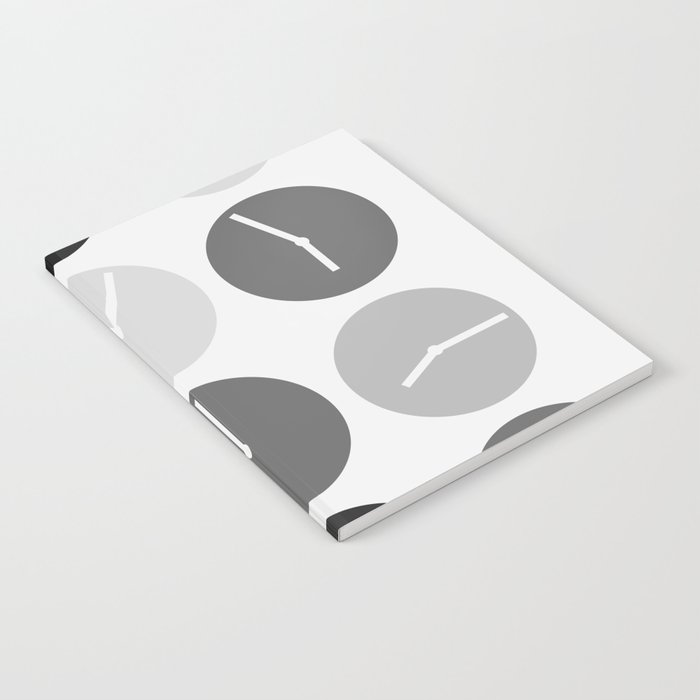 Minimal clock collection 25 Notebook