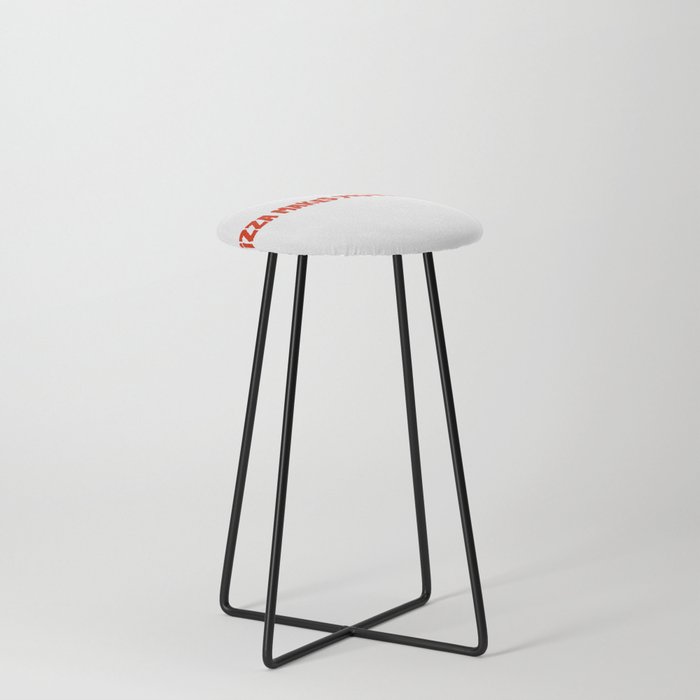 PIZZA MAKES YOU FIT (TYPO) Counter Stool