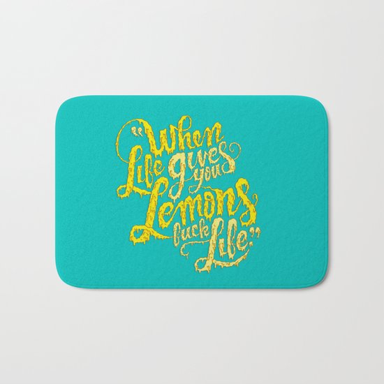 When Life Gives You Lemons... Bath Mat