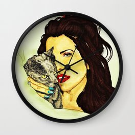Lana for RollingStone Magazine Wall Clock