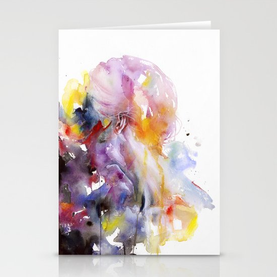 the listener Stationery Cards