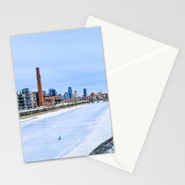 Lachine Canal in Winter Stationery Cards