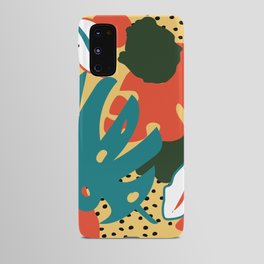 Abstract trendy hipster floral pattern Android Case