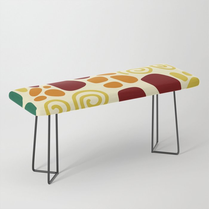 Abstract vintage colors pattern collection 15 Bench