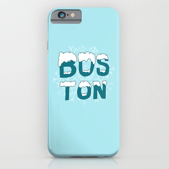 SNOWY BOSTON iPhone & iPod Case
