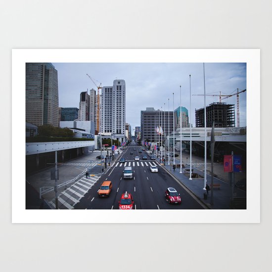 Oncoming Traffic Art Print