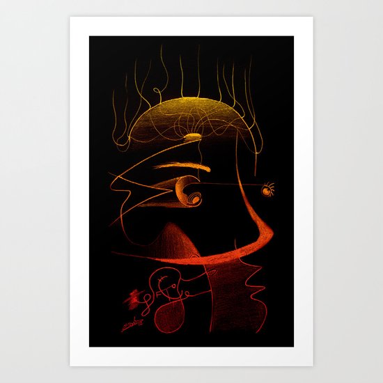 Selfportrait Art Print