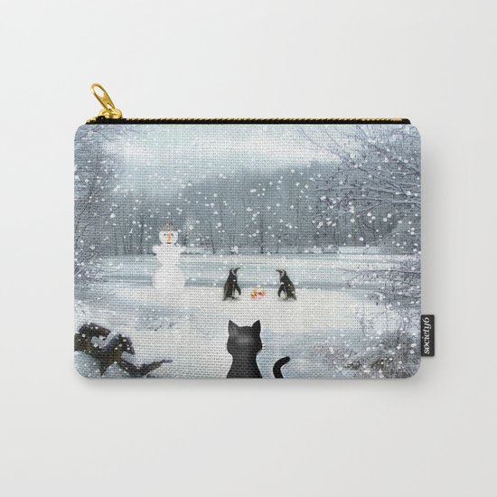 Cat on tour Carry-All Pouch