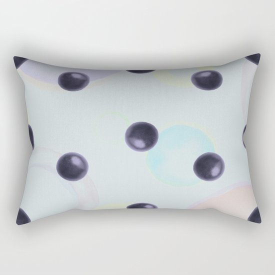 Plums Pattern Rectangular Pillow