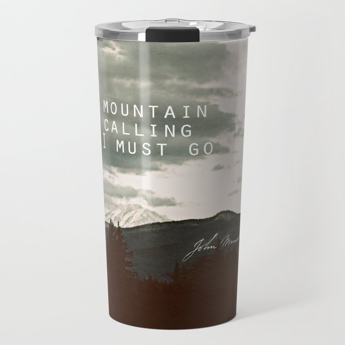 The Mountain is Calling Travel Mug