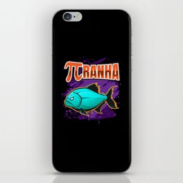 πRANHA Fish Predatory Math Mathematics iPhone Skin