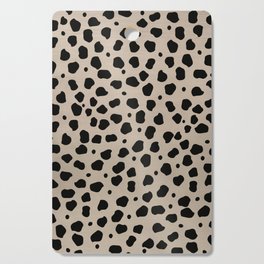 Cheetah Animal Tan Black Print Glam #2 #pattern #decor #art #society6 Cutting Board