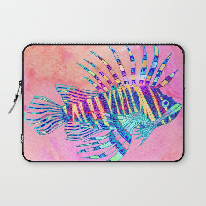 Electric Lionfish Laptop Sleeve
