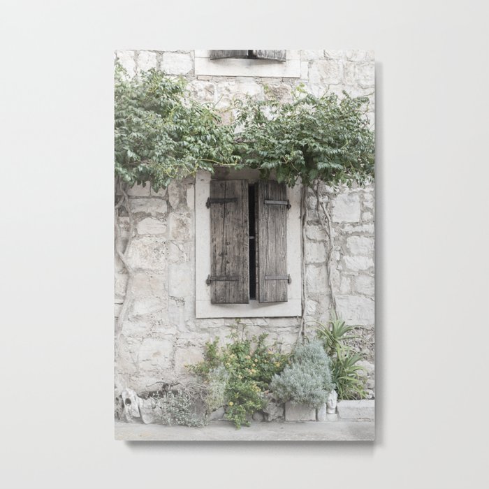 Mediterranean Window  Metal Print