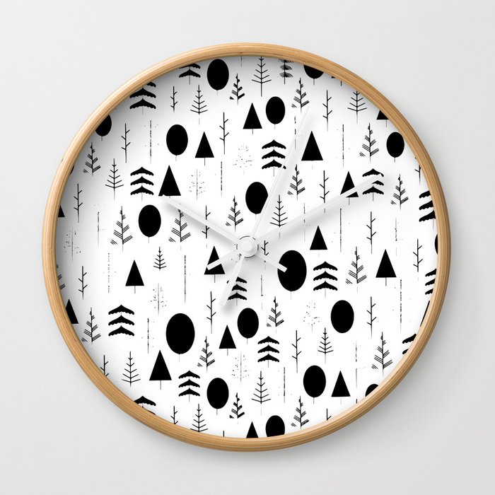Warli Painting Wall Clock By 83oranges Society6