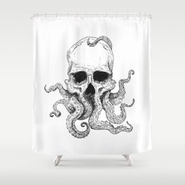 Skulltopus Shower Curtain