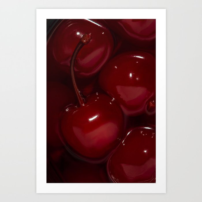 Maraschino cherries Art Print