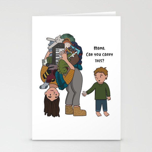 Mama, Can You Carry This? Stationery Cards