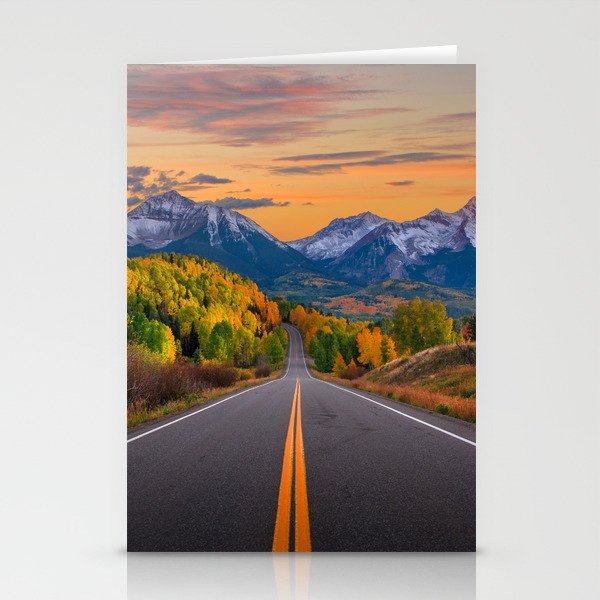 The Road To Telluride Stationery Cards