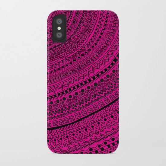 Hot Pink Pulse o4. iPhone Case