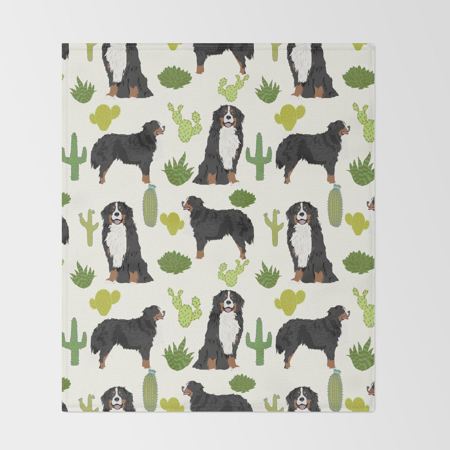bernese mountain dog throw blanket