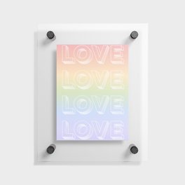 LOVE 4 EVER Floating Acrylic Print
